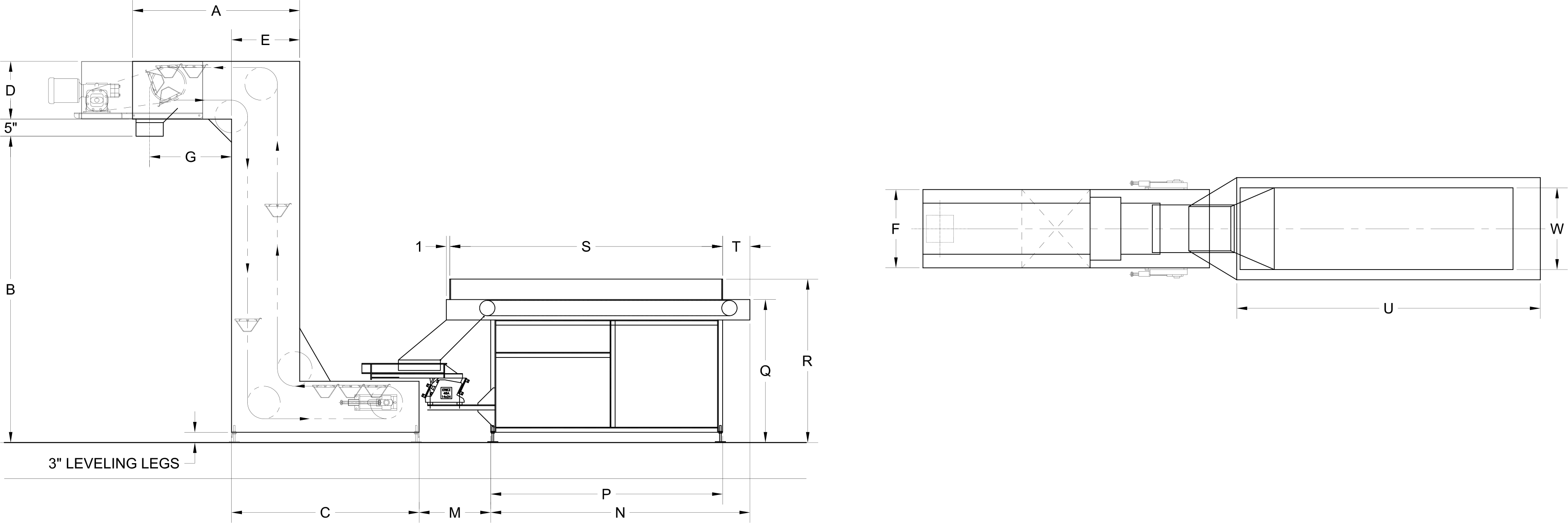 Model CU Whiz Lifter with Storage Belt Diagram