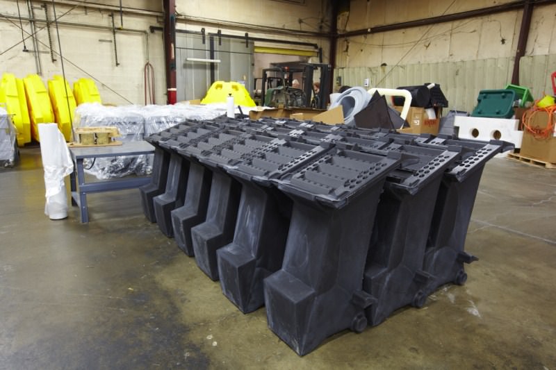 Rotomold Parts Awaiting Assembly