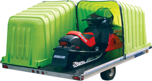 rotationally molded plastic shield